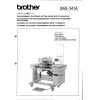 Manual tehnic pentru masina industriala de cusut cu programare electronica Brother BAS-341A