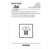 Manual tehnic pentru masina industriala de cusut cu programare electronica Brother BAS-343E