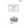 Manual service pentru masina industriala de cusut cu programare electronica Brother BAS-361