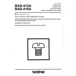 Manual tehnic pentru masina industriala de brodat cu programare electronica Brother BAS-412A