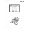 Manual service pentru masina industriala de cusut Brother BAS-601