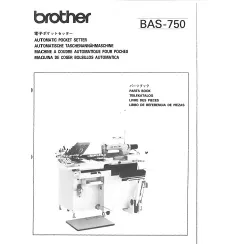 Manual tehnic pentru masina industriala de cusut Brother BAS-750