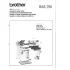 Manual tehnic pentru masina industriala de cusut Brother BAS-750
