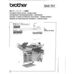 Manual tehnic pentru masina industriala de cusut Brother BAS-751
