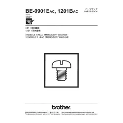 Manual tehnic pentru masina de brodat cu 1 cap Brother BE-0901EAC