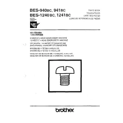 Manual tehnic pentru masina de brodat cu 12 ace si 4 capete Brother BES-1240BC