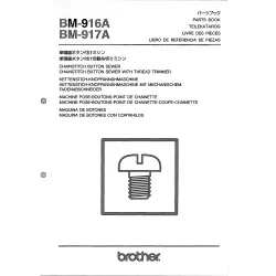 Manual tehnic pentru masina industriala de butoniere Brother BM-916A