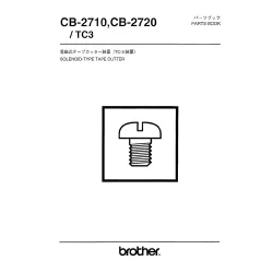 Manual tehnic pentru masina industriala de cusut Brother CB-2710/TC3
