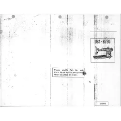 Manual tehnic pentru masina industriala de cusut Brother DB1-B760