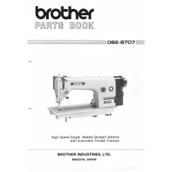 Manual tehnic pentru masina industriala de cusut Brother DB2-B707