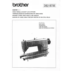 Manual tehnic pentru masina industriala de cusut Brother DB2-B735