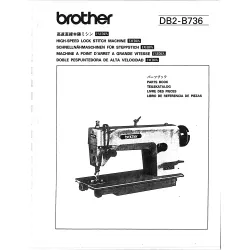 Manual tehnic pentru masina industriala de cusut Brother DB2-B736