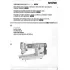 Manual tehnic pentru masina industriala de cusut Brother DB2-B737
