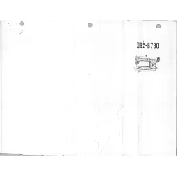 Manual tehnic pentru masina industriala de cusut Brother DB2-B780