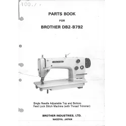 Manual tehnic pentru masina industriala de cusut Brother DB2-B792