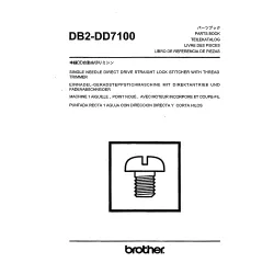 Manual tehnic pentru masina industriala de cusut Brother DB2-DD7100