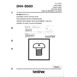 Manual tehnic pentru masina industriala de cusut Brother DH4-B980
