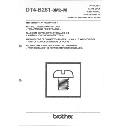 Manual tehnic pentru masina industriala de cusut Brother DT4-B261-0M2-M