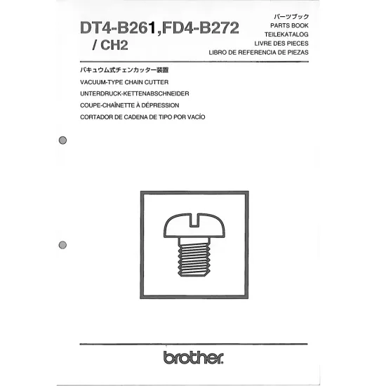 Manual tehnic pentru masina industriala de cusut Brother DT4-B261/CH2
