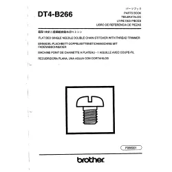 Manual tehnic pentru masina industriala de cusut Brother DT4-B266