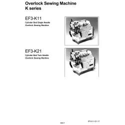 Manual specificatii tehnice pentru masina industriala de cusut Brother EF3-K11