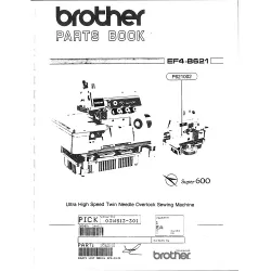 Manual tehnic pentru masina industriala de surfilat Brother EF4-B621