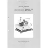 Manual service pentru masina industriala de surfilat Brother EF4-B651