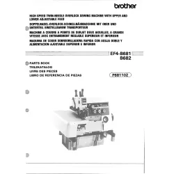 Manual tehnic pentru masina industriala de surfilat Brother EF4-B681