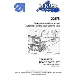 Manual tehnic pentru masina de cusut industriala Durkopp Adler 1225-5