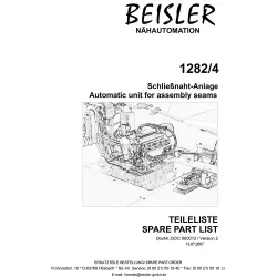 Manual tehnic pentru masina de cusut industriala Durkopp Adler 1282-4