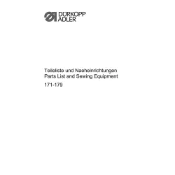 Manual tehnic pentru masina de cusut industriala Durkopp Adler 171