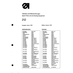 Manual tehnic pentru masina de cusut industriala Durkopp Adler 212