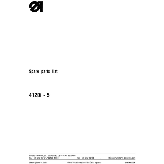 Manual tehnic pentru masina de cusut industriala Durkopp Adler 4120I-5