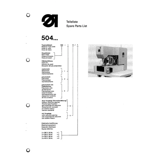 Manual tehnic pentru masina de cusut industriala Durkopp Adler 504