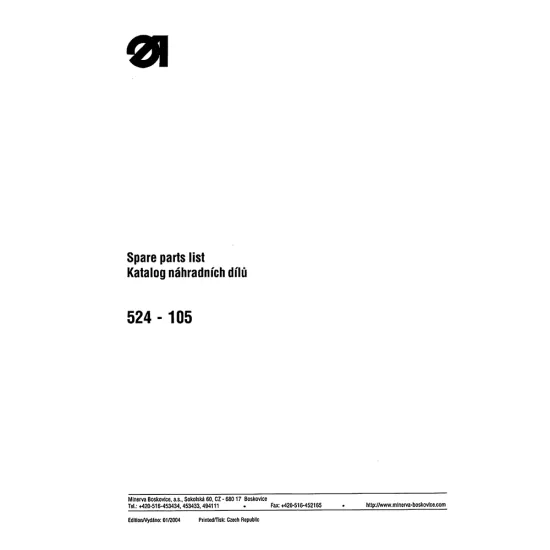 Manual tehnic pentru masina de cusut industriala Durkopp Adler 524-105