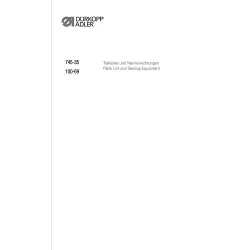 Manual tehnic pentru masina de cusut industriala Durkopp Adler 745-35