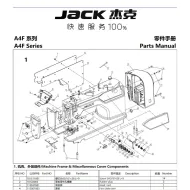 Manual tehnic pentru masina de cusut industriala Jack A4F