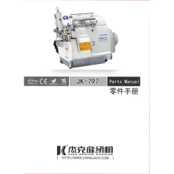 Manual tehnic pentru masina industriala de surfilat Jack JK-797DI
