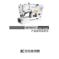 Manual tehnic pentru masina industriala de cusut butoniere Jack JK-T781D