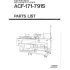 Manual tehnic pentru masina de cusut industriala Juki ACF-171-791S