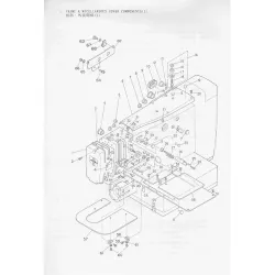 Manual tehnic pentru masina de cusut industriala Juki ALS-185