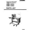 Manual tehnic pentru masina de cusut industriala Juki AMS-205A