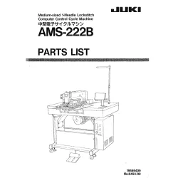 Manual tehnic pentru masina de cusut industriala Juki AMS-222B