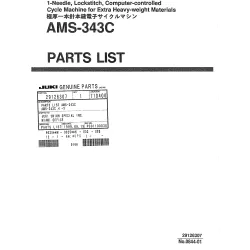 Manual tehnic pentru masina de cusut industriala Juki AMS-343C