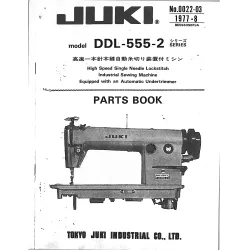 Manual tehnic pentru masina de cusut industriala Juki DDL-555-2