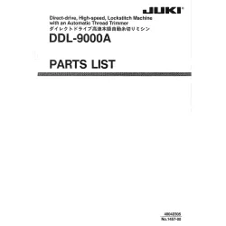 Manual tehnic pentru masina de cusut industriala Juki DDL-9000A