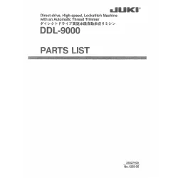 Manual tehnic pentru masina de cusut industriala Juki DDL-9000