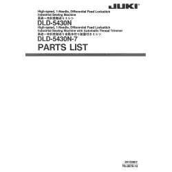 Manual tehnic pentru masina de cusut industriala Juki DLD-5430N