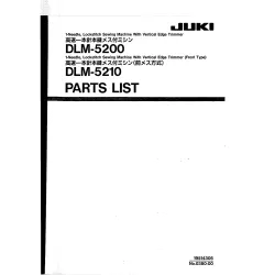Manual tehnic pentru masina de cusut industriala Juki DLM-5200