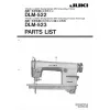 Manual tehnic pentru masina de cusut industriala Juki DLM-522